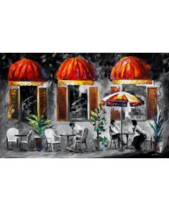 CAFE IN PARIS B&W